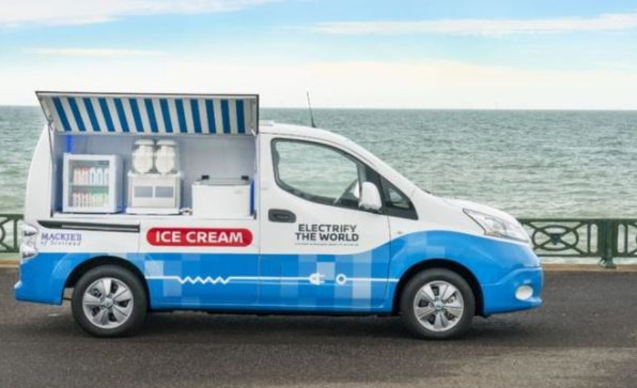 日产推出纯电动冰淇淋概念车，可采用太阳能发电